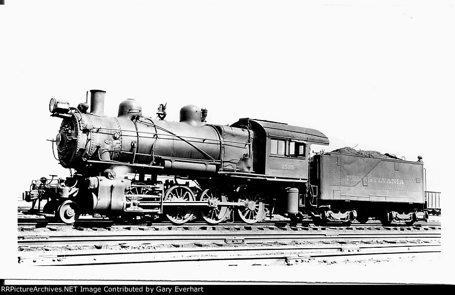 PRR 2-8-0 #2595 - Pennsylvania RR